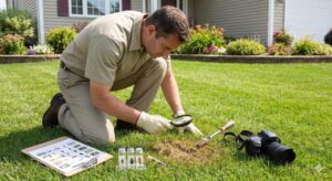 זיהוי וניטור מזיקים בדשא